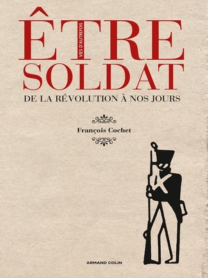 cover image of Être soldat